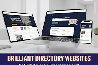 create directory website using brilliant directory themes listingpro, mylisting