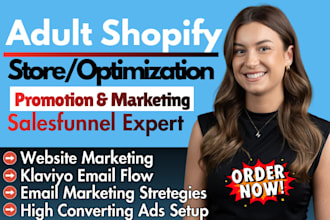 do adult web promotion, adult shopify dropshipping store, boost shopify sales