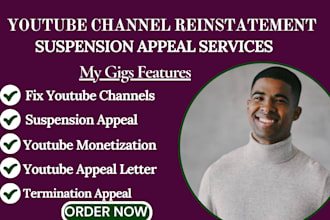 fix youtube reused content and reinstate channel monetization