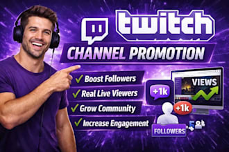 do twitch channel promotion twitch live viewers twitch awareness to grow channel