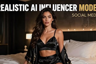 do realistic ai influencer model for onlyfans fanvue and social media ai model