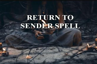 cast a powerful return to sender hex curse removal and protection spell