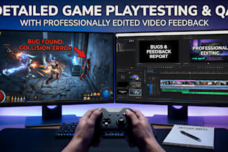 professionally playtest and review your PC or mobile game