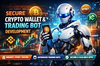 develop a secure crypto wallet app for android and PC