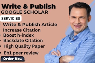 increase google scholar citation, write and publish article for eb1