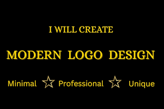 create modern minimalist logo for your brand