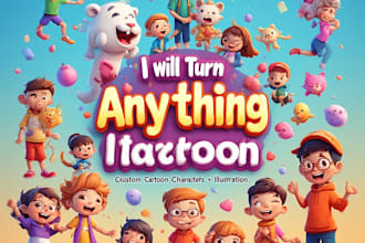 draw anything as a cartoon or cartoon character