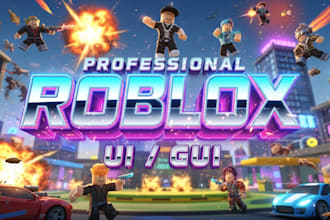 create professional roblox UI, gui for your roblox game