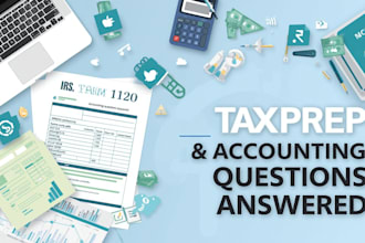 answer your tax prep, accounting, and irs form questions accurately