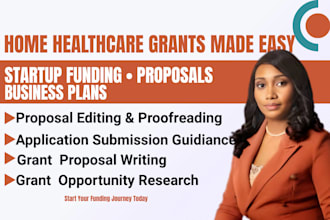 handle home health care start up grant research, grant proposal ,apply for grant