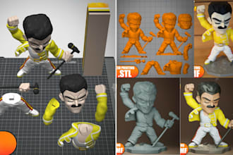 color 3d model convert stl to 3mf split part convert 2d to 3d printing ready
