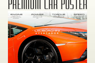 design modern posters and flyers for your brand
