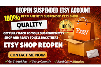 do etsy account reinstatement, reinstate suspended etsy shop, etsy appeal letter