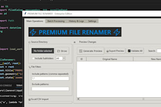 automate file renaming and folder organization
