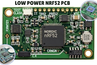 develop low power nrf52 pcb and firmware for soma health patch core