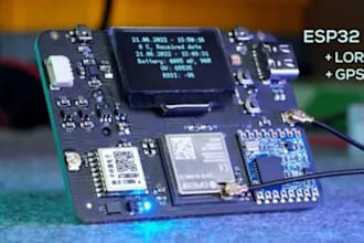 make esp32, stm32, arduino, gps, lora, nrf, iot embedded pcb design