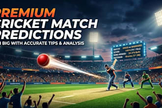 premium cricket match prediction accurate score  outcome