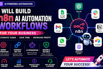 setup n8n workflow automation, n8n ai agent and API integrations