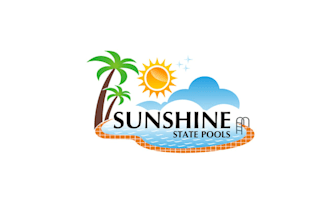create splendid logo for sunshine state pool service