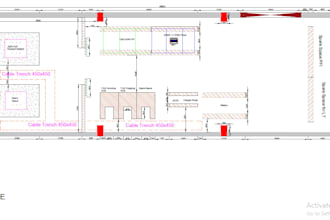 design electrical substation sld and layout drawing