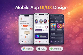 design app store screenshot for ios and google play store