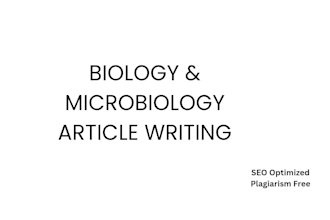write SEO friendly biology and microbiology articles