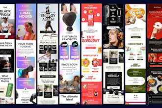 do canva template newsletter, figma, klaviyo, omnisend email newsletter template