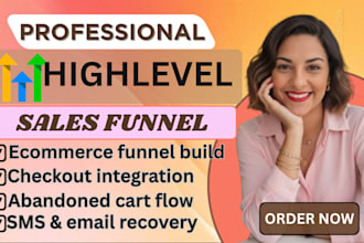 build highlevel ecommerce funnel ghl abandoned cart gohighlevel automation