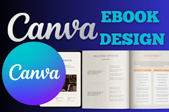 design high converting canva ebook design, work book