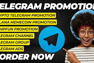do telegram, crypto telegram promotion pumpfun solana memecoin and telegram ads