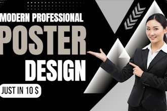 design professional poster, flyers and social media posts