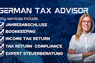 prepare german amazon jahresabschluss vat returns tax return bookeeping
