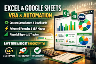 create custom excel spreadsheet, google sheets, vba and excel template