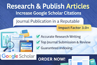 research article increase google scholar journal publication