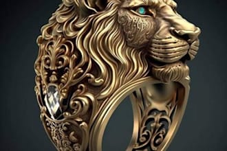 design 3d jewelry 3d jewelry design 3d model for printing and randering