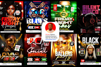 design an upscale nightclub concert or party flyer design