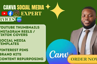 design canva presentation, animated slides, sales presentation and pitch deck