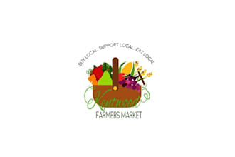 make super farmers market logo for growing diverse community