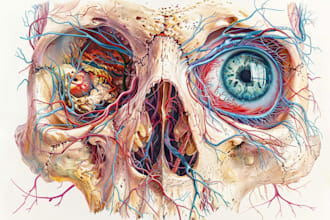create accurate medical, anatomy, surgical illustrations