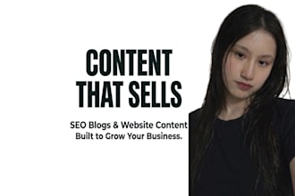 write SEO blog content for your business website