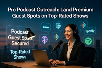 do podcast outreach guest spots on top rated shows