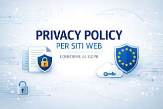 draft a gdpr privacy policy