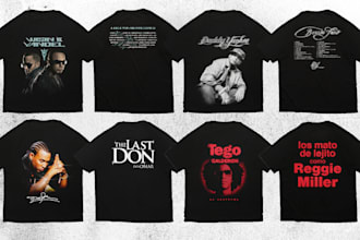 design edgy y2k or grunge streetwear graphics for you