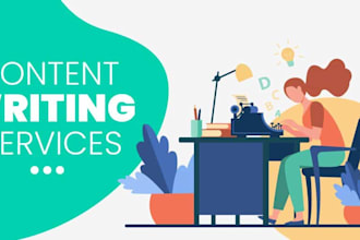 write high quality articles, blogs, and web content