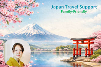 support your family trip to japan