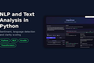 build nlp sentiment analysis and text classification models in python