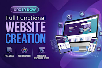 build a responsive full stack web application