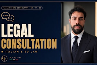provide a legal consultation under italian law for expats and business