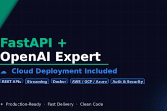 build a fastapi backend integrated with openai API