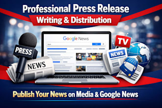 write UK USA press release pr media distrubtion press release writer google news